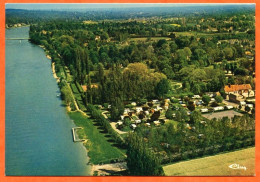 77 SAMOREAU SUR SEINE Vue Aérienne 2 Camping  CIM Carte Vierge TBE - Other & Unclassified