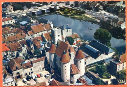 77 NEMOURS Vue Aérienne Chateau Ducs Et Pont Sur Le Loing - Nemours