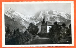 74 SAINT NICOLAS DE VEROCE  L'Eglise , Le Dome De Miage Et L'aiguille De Bionnassay Dentelée Voy 1953 - Autres & Non Classés