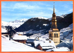 73 HAUTELUCE Le Clocher Et Au Fond Le Mont Blanc  CIM - Autres & Non Classés
