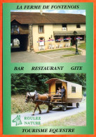 70 FONTENOIS LA VILLE Ferme De Fontenois Tourisme Equestre Multivues Bar Cheval Roulotte Carte Vierge TBE - Other & Unclassified