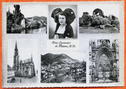 68 THANN Bons Souvenirs De THANN Haut Rhin Multivues Dentelée Carte Vierge TBE - Thann