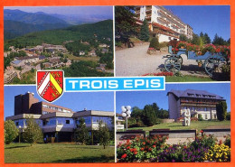 68 LES TROIS EPIS Multivues Blason Carte Vierge TBE - Trois-Epis