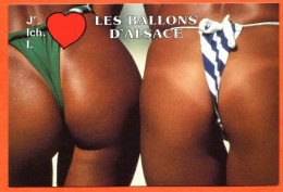 68 J'aime Les Ballons D'Alsace Belles Montagnes Carte Vierge TBE - Pin-Ups
