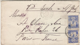 MEXICO 1896 LETTER SENT FROM SUCURSAL TO PARIS - Mexico