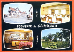67 CLIMBACH Souvenir De CLIMBACH Hotel Restaurant De L'Ange Propriétaire Emile Greiner Multivues Carte Vierge TBE - Andere & Zonder Classificatie