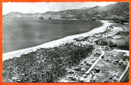 66 ARGELES SUR MER Vue Aérienne Plage Et Cote Vers Collioure 1956 - Argeles Sur Mer