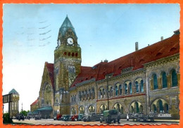 57 METZ La Gare 10133  Voitures Attelage Voy 1952 - Metz
