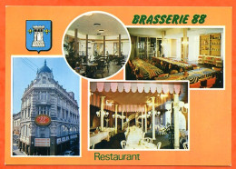 88 EPINAL BRASSERIE 88 19 Rue Léopold Bourg  Restaurant  Blason Carte Vierge TBE - Epinal