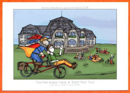 88 EPINAL 2018 Semaine Fédérale De Cyclotourisme 6/8  Thaon Rotonde Illustrateur Sport Vélo Cyclisme Vosges  - Radsport