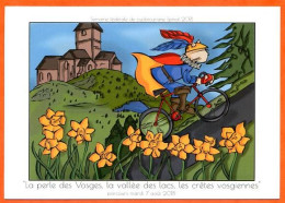 88 EPINAL 2018 Semaine Fédérale De Cyclotourisme 4/8  Cretes Vosgiennes Illustrateur Sport Vélo Cyclisme Vosges  - Radsport