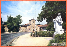 88 DOMREMY LA PUCELLE Statue Et Maison Natale De Sainte Jeanne D´Arc Eglise  Carte Vierge TBE - Domremy La Pucelle