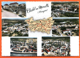 88 CHATEL SUR MOSELLE  Multivues  Département CIM  Dentelée Carte Vierge TBE - Chatel Sur Moselle