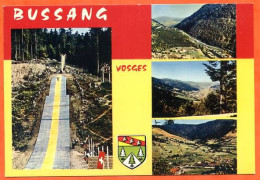 88 BUSSANG Multivues Blason Tremplin Saut Ski Vosges Carte Vierge TBE - Bussang