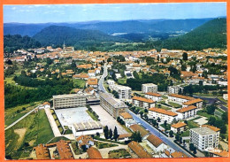 88 BRUYERES Vue Aérienne Ville CIM Carte Vierge TBE - Bruyeres