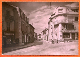 88 BAINS LES BAINS Route De Mirecourt Point Central Commerces Traction  Dentelée Carte Vierge TBE  - Bains Les Bains