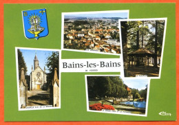 88 BAINS LES BAINS  Multivues Blason CIM Carte Vierge TBE - Bains Les Bains