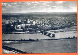 84 AVIGNON Vue Aerienne Ville Rhone Palais Papes Et Pont St Bénézet CIM Carte Vierge TBE - Avignon