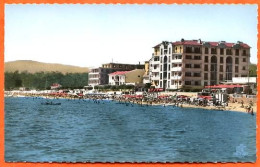 83 LE LAVANDOU La Plage Vue Du Port Lyna Dentelée Carte Vierge TBE - Le Lavandou