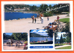 88 GERARDMER Multivues Promenade Du Lac  Carte Vierge TBE - Gerardmer