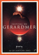 88 GERARDMER FANTASTIC'ARTS  Festival Film  Fantastique 2002 Cinéma Carte Vierge TBE - Gerardmer