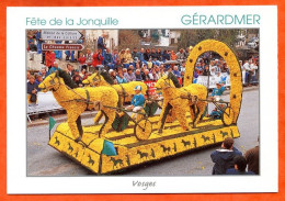 88 GERARDMER Fête Des Jonquilles Défilé Char Carte Vierge TBE - Gerardmer