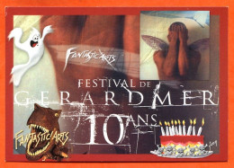 88 GERARDMER FANTASTIC'ARTS  Festival Film  Fantastique 10 Ans Cinéma Carte Vierge TBE - Gerardmer