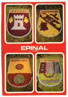 88 EPINAL Multivues Villes Jumelées Armoiries Epinal , Loughborough , Schwab Hall ,  Bitola - Epinal