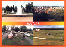88 EPINAL Multivues Cours , Camping Municipal , Saut Le Cerf , Golf Public Carte Vierge TBE - Epinal