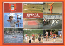 88 EPINAL Multivues Blason Sport Golf , Gymnastique , Tennis , Tir A Arc , Escrime , Canoe , Equitation , Hand - Epinal