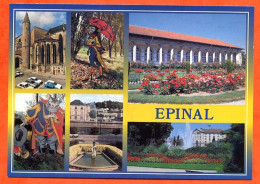 88 EPINAL Multivues Basilique , Pinau , Bibliotheque , Le Cours , Chat Botté TBE - Epinal