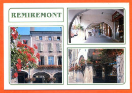 88 REMIREMONT Ville Fleurie Les Arcades  Multivues Carte Vierge TBE - Remiremont