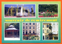 88 REMIREMONT Multivues Octroi , Parc Zeller ,  Kiosque , Paltrée , Volontaire Carte Vierge TBE - Remiremont