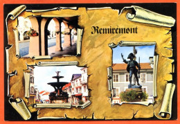 88 REMIREMONT Multivues Arcades Volontaire Fontaine Dauphins  CIM By Spadem Carte Vierge TBE - Remiremont