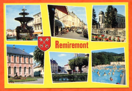88 REMIREMONT  Multivues Blason Carte Vierge TBE - Remiremont
