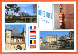 88 MIRECOURT Multivues Vieux Pont Clocher Violon Mage Carte Vierge TBE - Mirecourt