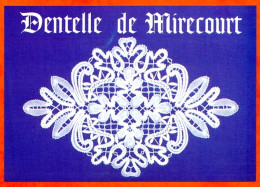 88 MIRECOURT La Dentelle Le Point Mouche De POUSSAY Carte Vierge TBE - Mirecourt