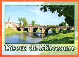 88 MIRECOURT Bisous De Mirecourt Pont Saint Vincent Carte Vierge TBE - Mirecourt
