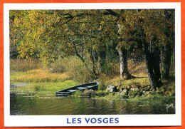 88 LES VOSGES Bord De Lac Barque Automne Carte Vierge TBE - Other & Unclassified