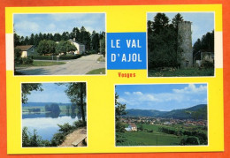88 LE VAL D AJOL Multivues Route De Plombières  Hotel Enfonçé Etang Des Pretres Vue Générale  Carte Vierge TBE - Other & Unclassified