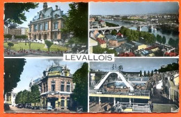 92 LEVALLOIS  Multivues Hotel De Ville , Seine , Piscine , La Poste Raymon - Levallois Perret