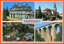 88 XERTIGNY Multivues Aerienne , Chateau , Viaduc , Eglise Carte Vierge TBE - Xertigny