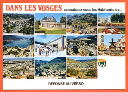 88 VOSGES TOURISTIQUES Multivues Connaissez Vous Les Habitants Xertigny Ventron Remiremont La Bresse CIM Carte Vierge TB - Other & Unclassified
