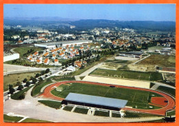 88 VITTEL Vue Aérienne Stade Jean Bouloumié CIM Carte Vierge TBE - Contrexeville