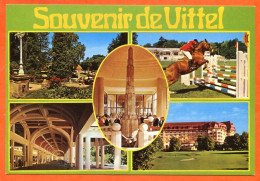 88 VITTEL Multivues 7 Souvenir CIM Carte Vierge TBE - Contrexeville