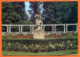 88 VITTEL La Roseraie Statue Fleurs  CIM Carte Vierge TBE - Contrexeville