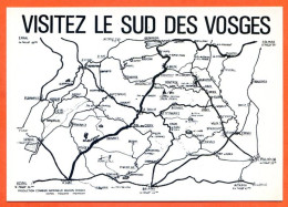 88 VISITEZ LE SUD DES VOSGES Carte Géographique CIM  Carte Vierge TBE - Other & Unclassified