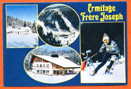 88 VENTRON Ermitage Frère Joseph  Hiver Chapelle Hotel Pistes Ski Skieur CIM Carte Vierge TBE - Other & Unclassified