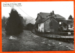 88 VAGNEY Ruelle De Damont Crues Du 15 Février 1990 Vosges Carte Vierge TBE - Other & Unclassified