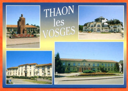 88 THAON LES VOSGES Multivues Monument Lederlin  Rotonde Maison Retraite  Mairie Carte Vierge TBE - Thaon Les Vosges